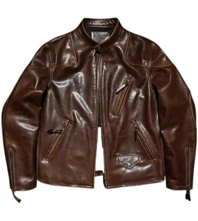 Classic Retro Motorcycle Jacket
