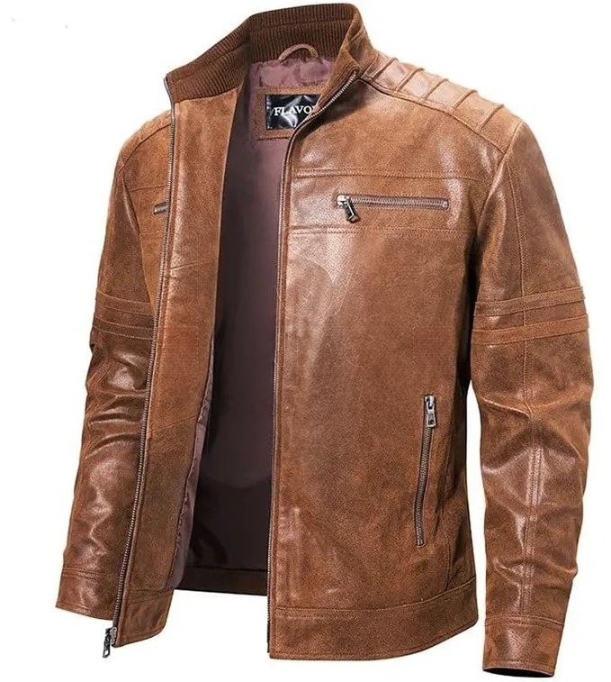 Casual Slim Fit Motorcycle Jacket