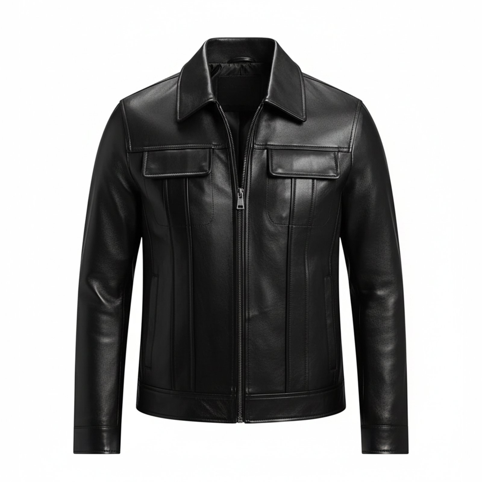 Generated Image October 30, (1) Lambskin leather jacket
