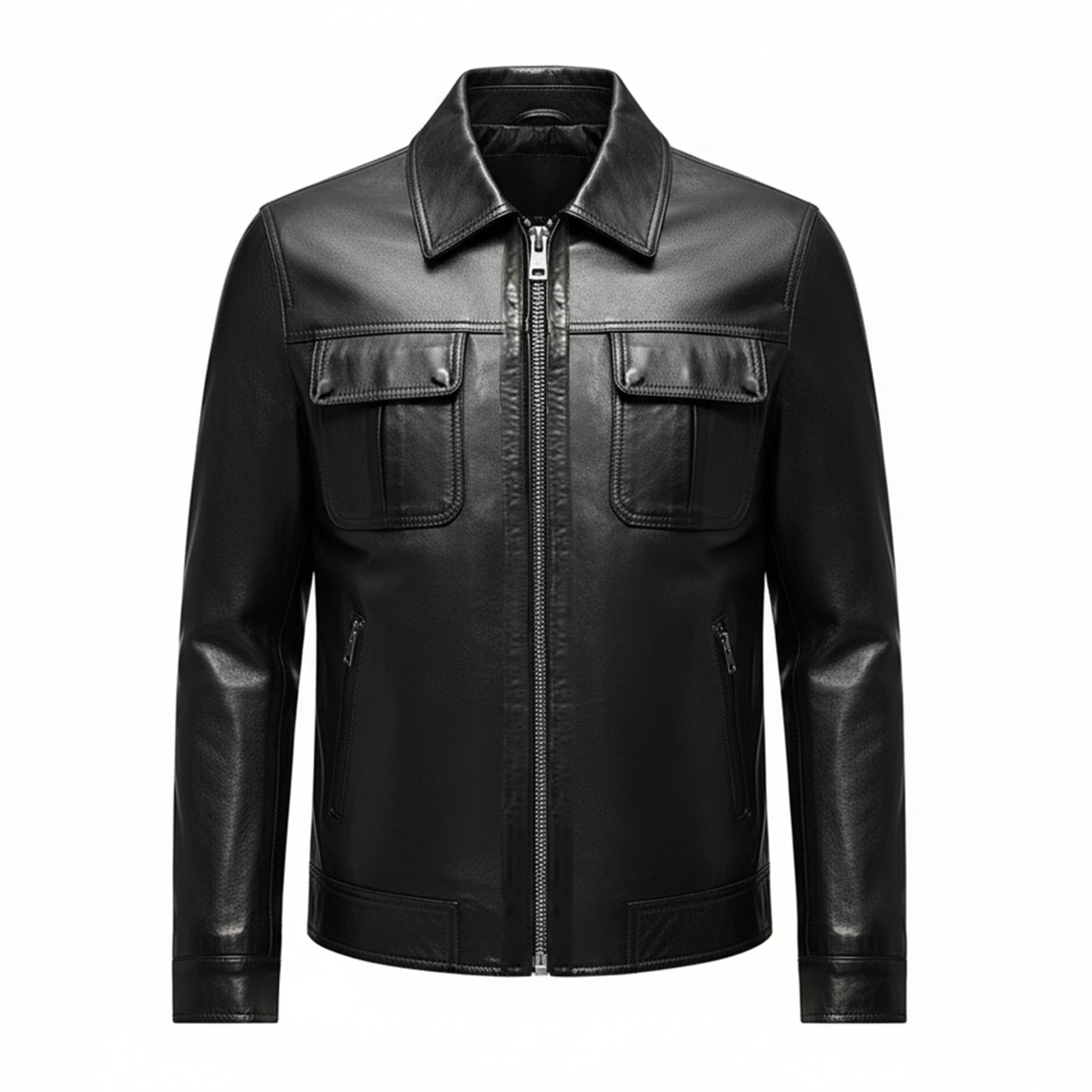 Winter Leather Jacket business style winter leather jacket