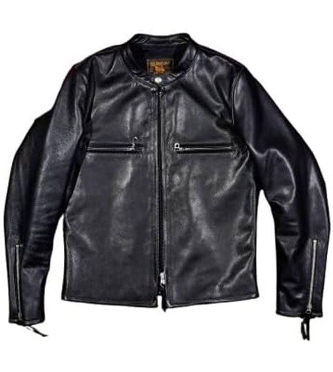 Slim Fit Stand Collar Rider Jacket
