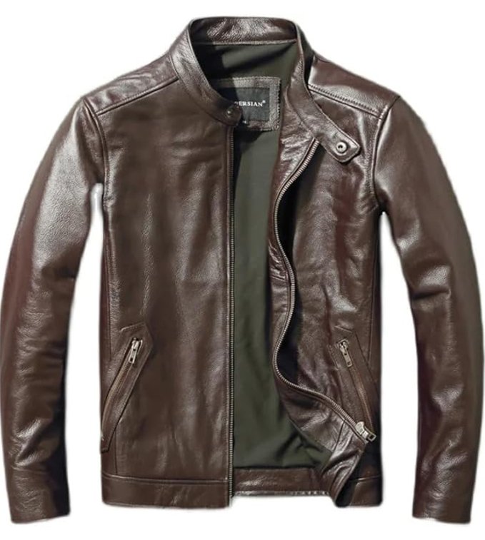 Slim Fit Bomber Stand Collar Jacket